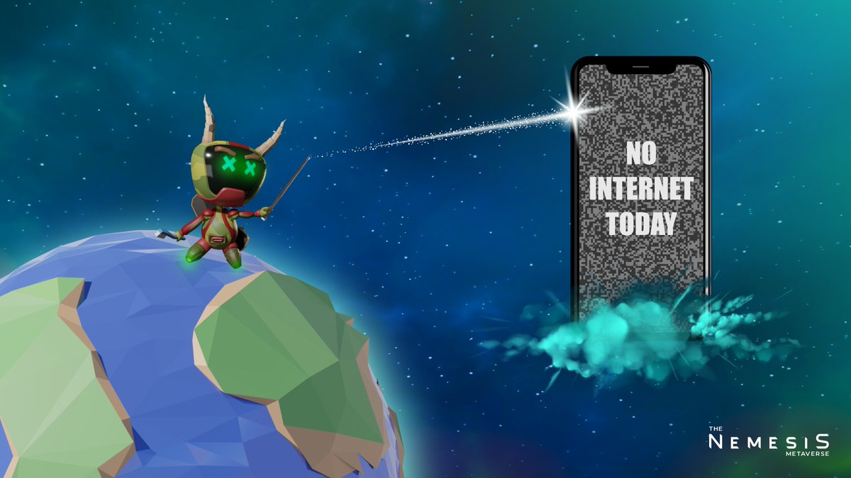 Nemixar's tweet photo. 🚫 NO INTERNET TODAY 🚫
FAM, you know we have a #Metaverse concept based on BALANCE ⚖️
So, you’ll find our platform off today… because sometimes it’s just about living your real life 🔥
See you tomorrow guys 👊
#TheNemesis #Web3 #NoInternetToday https://t.co/qeRJmrYgVB