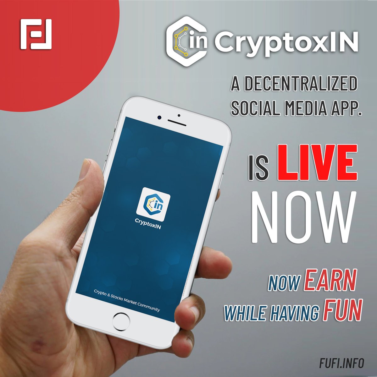 in_cryptoxin's tweet photo. FutureFi’s new product is live now, go to playstore and download it to claim your Airdrop Now!!
.
.
#CryptoxIN #FutureFi #cryptoxinnews #cryptocommunity #bitcoinnews #explorepage #decentralized #CIN #blockchain #fufi #socialmedia https://t.co/Tdw8Qe6T2u