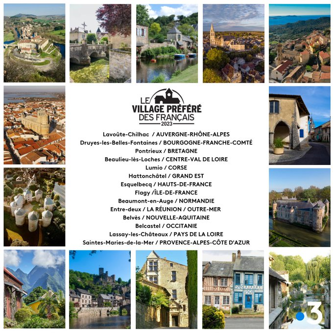 #LeSaviezVous | La commune de Lassay-les-Châteaux en #Mayenne est candidate au titre du village préféré des français 2023, diffusé prochainement sur @France3tv  ! 📺
🗳️ Votez pour l'élire sur francetelevisions.fr/et-vous/partic… ou par téléphone au 3245 📞 (modalités en cliquant sur le lien).