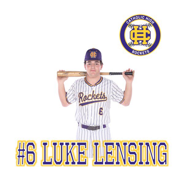 Catholic Rockets Baseball (@rockets_bsb) on Twitter photo Our countdown to Opening Day continues with #6 Luke Lensing. A clutch pinch-hitter from 2022 who will roam the outfield this season. Six more days…#CITS <a href="/rocketalumni/">Catholic High School for Boys</a> Our countdown to Opening Day continues with #6 Luke Lensing. A clutch pinch-hitter from 2022 who will roam the outfield this season. Six more days…#CITS <a href="/rocketalumni/">Catholic High School for Boys</a>