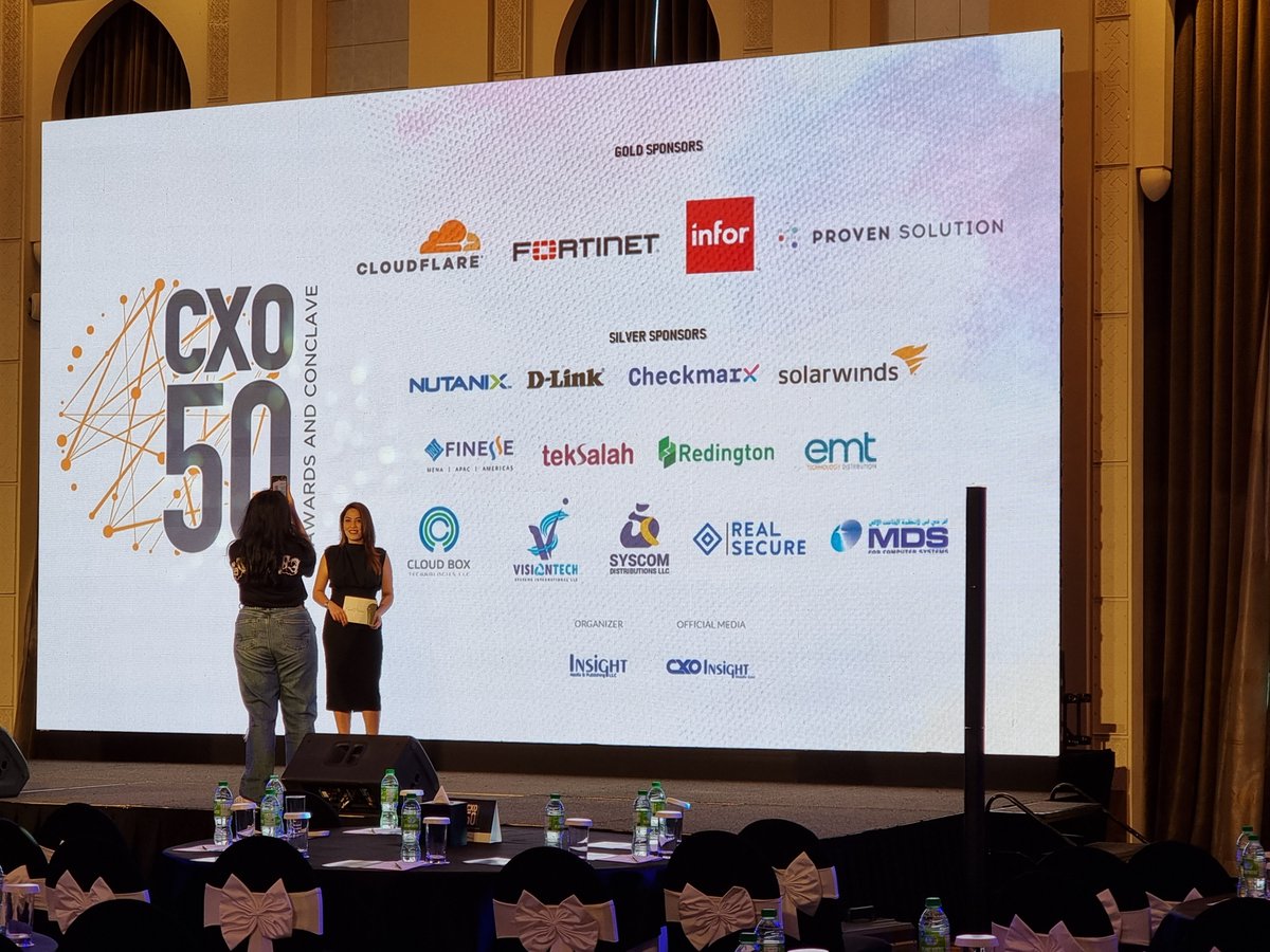 EMTMEA's tweet image. @EMTMEA at the CXO50 Awards #cxoinsightme
Thank you CXO Insight ME

#cybersecurity #emtdistribution #Xcitium @getxcitium  #CXO50awards #edr