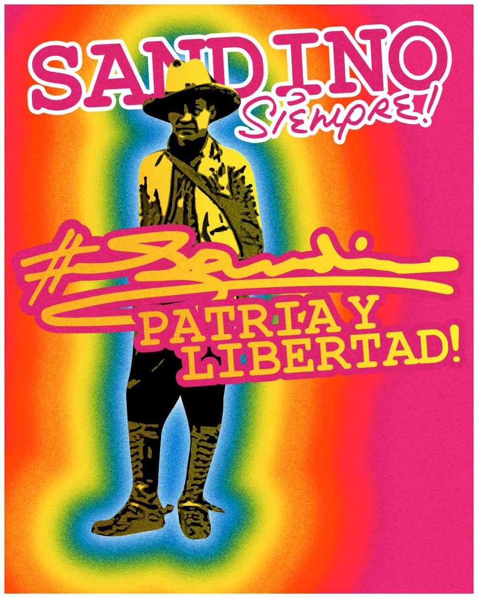 raitybocay's tweet photo. Sandino vive ,la dictadura desaparecio su cuerpo pero su espíritu está en cada nicaragüense ,que defiende este proyecto de nación libre y soberana ,todavía el imperialismo lo siente, sandino vive. https://t.co/rkXf6DN8pd