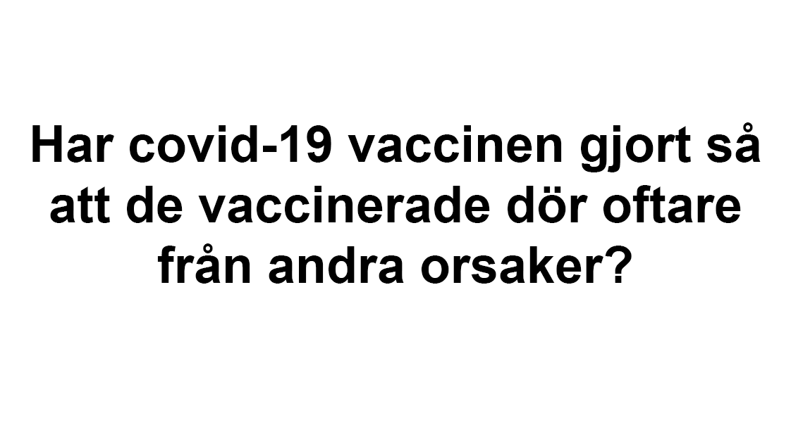 Det senaste året har en del försökt påstå att det var en stor överdödlighet under 2021 och 2022 som inte berott på covid-19 utan på vaccinen.

ONS har nu släppt data på dödsfall efter vaccinationsstatus på hela deras befolkning så låt oss titta på vilka som det är som dör 🧵