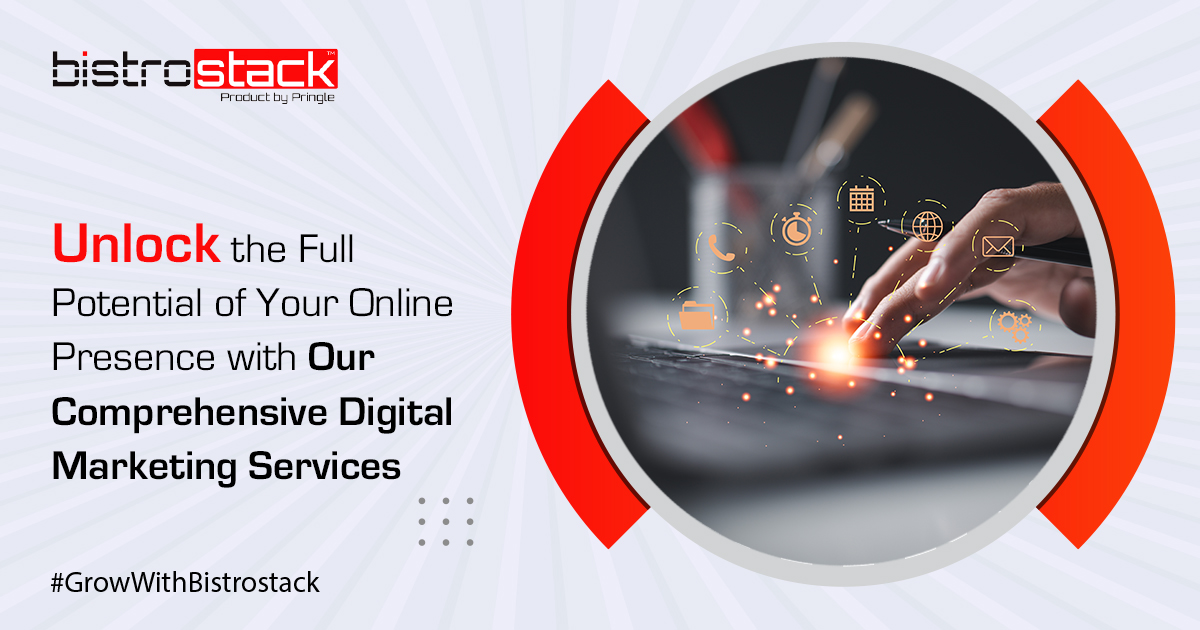 Unlock the full potential of your business with our Digital Marketing services.

bit.ly/3Prjyur

#DigitalStrategies #socialmediamarketing #SEO #Digitalmarketing #SocialMediaMarketing #GrowthHacking #Growwithbistrostack #restaurantautomation #BistroStack