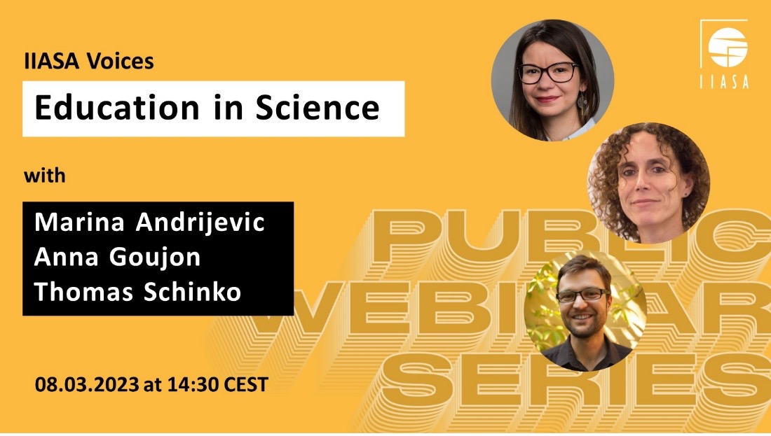 IIASAVienna's tweet photo. In celebration of #InternationalWomensDay, IIASA will feature #IIASAVoices in Education and Science with 
@mAndrijevic, @goujon_anne and @ThomasSchinko.
#WomeninScience 👩‍🏫👩‍🔬👩‍💼👩‍💻@womensday #SavetheDate

🗓️8 March 2023 at 14:30 CET
Register now: https://t.co/5lJF30FSXH https://t.co/XW9ah7R9du