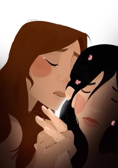1st sapphic art (2020)     vs     latest sapphic art  (2023) 