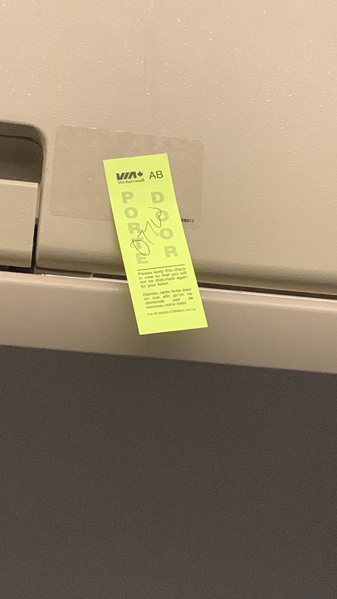 Kudos to the <a href="/VIA_Rail/">VIA Rail Canada</a> staff member who unwittingly picked me this morning to be trained in emergency train door opening and endured my questions about their workforce development strategy. And 👀 I got a #badge albeit an analogue one #skillsdevelopment