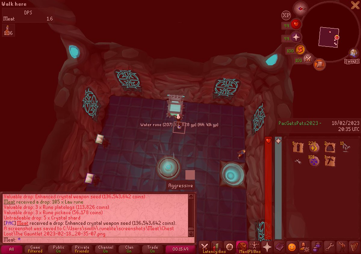PvmAndChill's tweet photo. A few congrats to the plethora of loot PAC has received lately! PAC does mid and endgame content

110+ PvM and Social Clan

https://t.co/fLhY8SMbrH

Congrats to:

LittleReesee - DWH
Enjoyable(hop) - Ranger Boots
TlTeat(Meat) - Enhanced Crystal seed 
Apahh907 - Tumekens shadow https://t.co/Q3B9mS6IT3