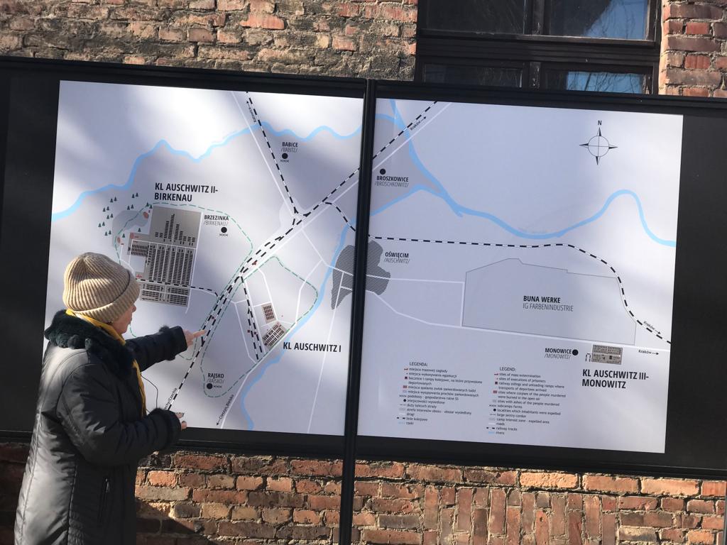 StonyDean's tweet photo. Some of our Students today are visiting Auschwitz. Very moving experience for all. @HMD_UK @HolocaustUK  @SDS6thform https://t.co/QuNinE8sb6