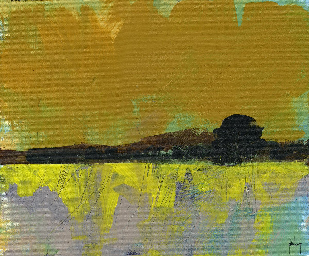 Fan Frynych ochre/acrylic