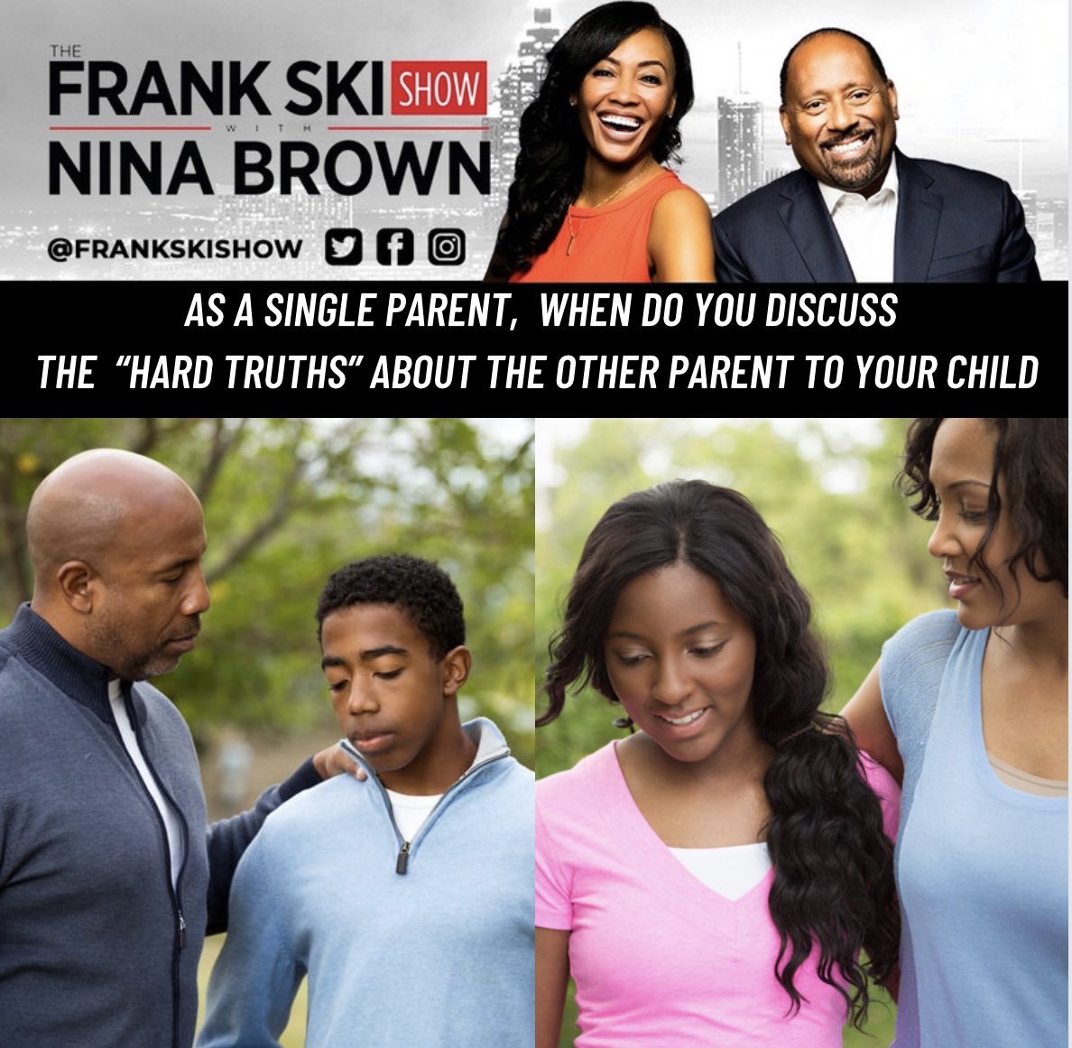 Many families deal with many different “Hard Truths,” that they have to explain to their children.  At what age do you think a mother or father should have those hard conversations with their children about the absent parent? 

Let’s us know below ⬇️