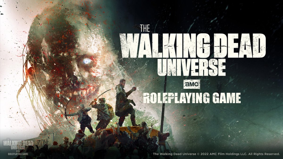 FreeLeaguePub's tweet photo. The Walking Dead Universe RPG Coming to @Kickstarter March 14💥

@WalkingDead_AMC , @FreeLeaguePub , &amp; @Genuine_Ent partner on official tabletop RPG. 

Enter the post-apocalyptic sandbox - sign up to be notified the moment the campaign starts -> https://t.co/mxfTSyyPHe https://t.co/tDFUbKoILq