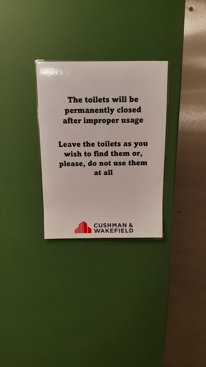 MattBrothers2's tweet photo. Hats off to whoever took a dump so fierce it has permanently closed this toilet stall #improperusage https://t.co/13orrxGFCJ