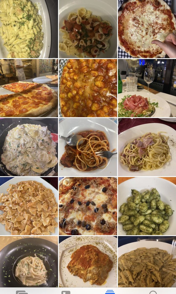 I’m gonna turn into a pasta at this point