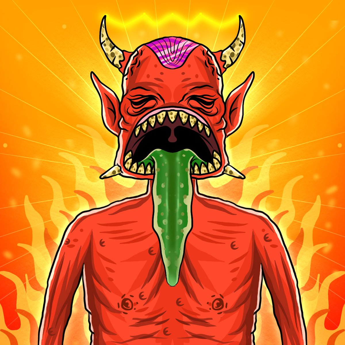 ManiacsNFTC's tweet photo. Who's going to reveal this 1 of 1 Alien Demon tomorrow?  

5 Max Per Wallet 

Mint Here https://t.co/plyzhSE9L9

#NFTCommunity #NFTs #freemintNFT https://t.co/r3U8TsIVPe