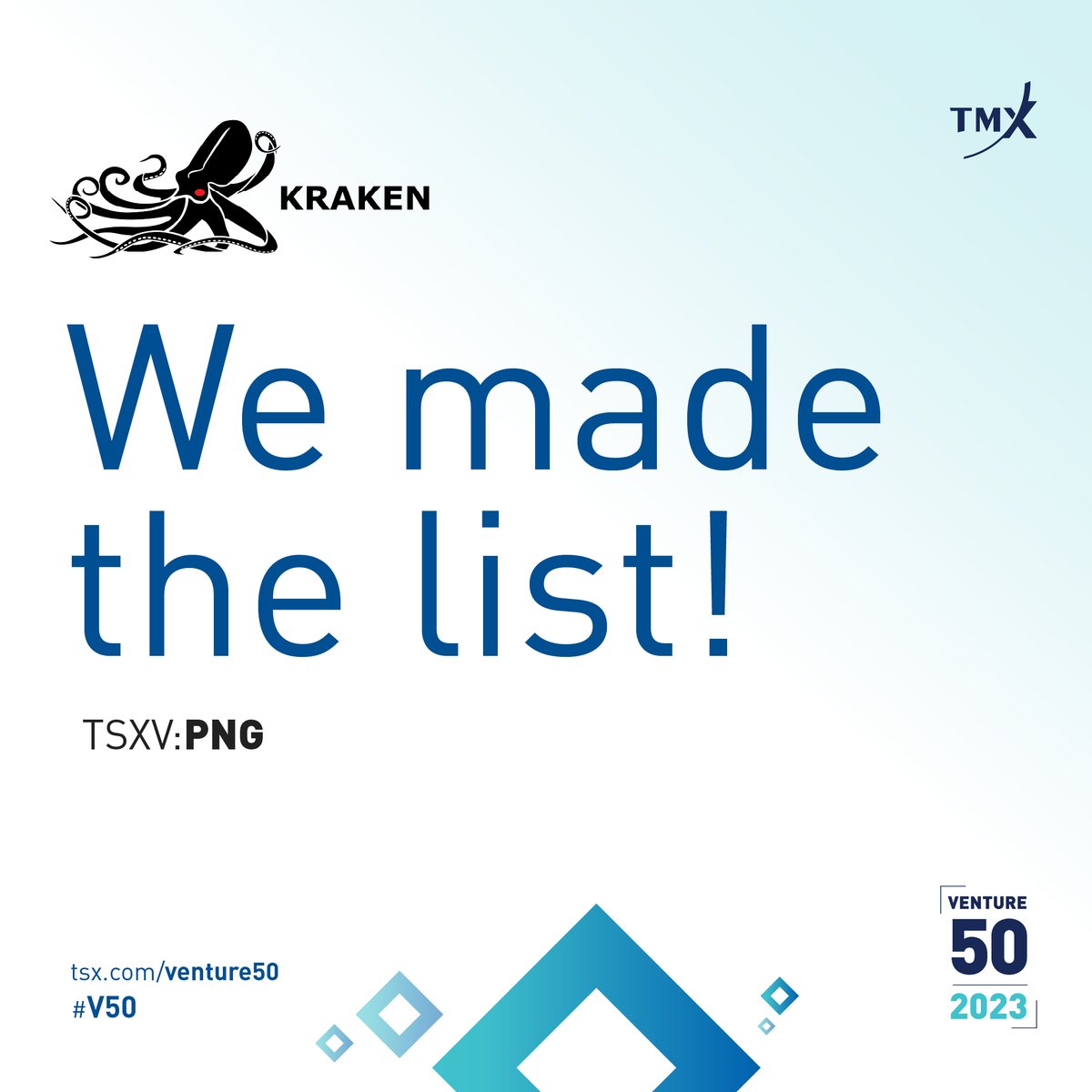 Kraken has been recognized as one of the 50 top-performing <a href="/tsx_tsxv/">Canada's Markets</a> listings of the past year, ranking as the top “technology” sector company.

Check out our video here: ow.ly/Eghp50MXrkv