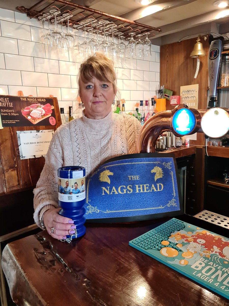 A huge thank you to The Nags Head St Leonards, landlady Dee Cottey (pictured) and her customers for their support in raising over £450.00 since they agreed to host one of our collection tins last June. The amount they've raised is incredible!