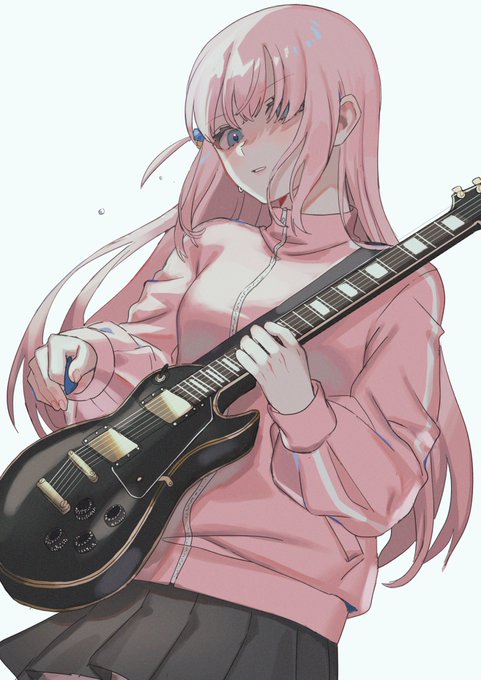 「blue eyes plectrum」 illustration images(Latest)