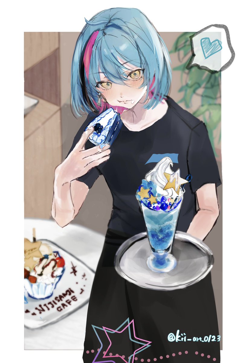 kii_art_0123's tweet photo. #DrawKyo
I'm really looking forward to the Sweets Paradise collaboration！☺️ https://t.co/ShCFgaKsV9