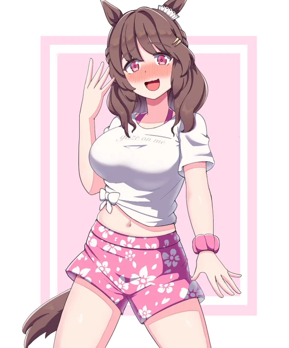 #太ももは太いから太ももっていうんだよ成人ウマ娘のムチムチボディ 