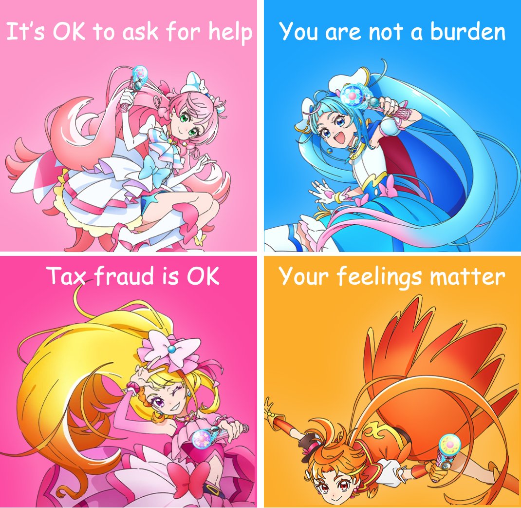 Cure Meme Riceposting on X: Did you know? The F in Precure All