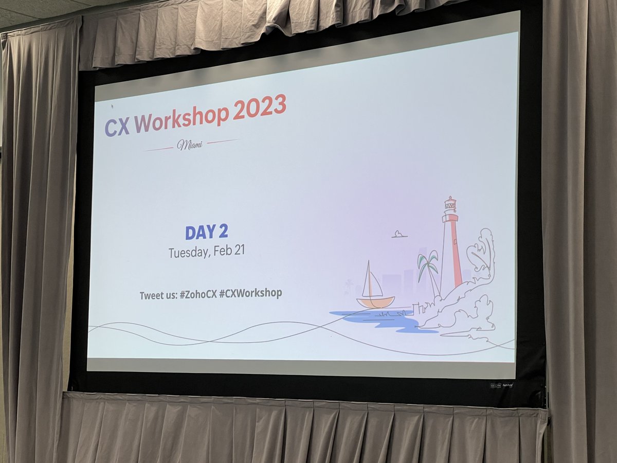 MikeMarkwood's tweet photo. Kicking off day 2 in Miami. Great training so far with the Zoho team. #zohocx #cxworkshop #zoho https://t.co/FIPyC7NfMV