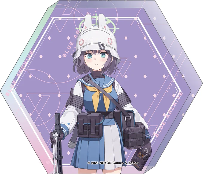 こんナツ～アニメイト行きたくないので…届くのは遅くなりますが…ラビット小隊全員のアクリルオブジェヨシミの居ないスイーツ部のプレイマットアニメイトのネット販売でポチポチしました明日はメンテで色々始まりますね～楽しみです～ヽ(='▽`=)ノおつナツ～#ブルアカ 