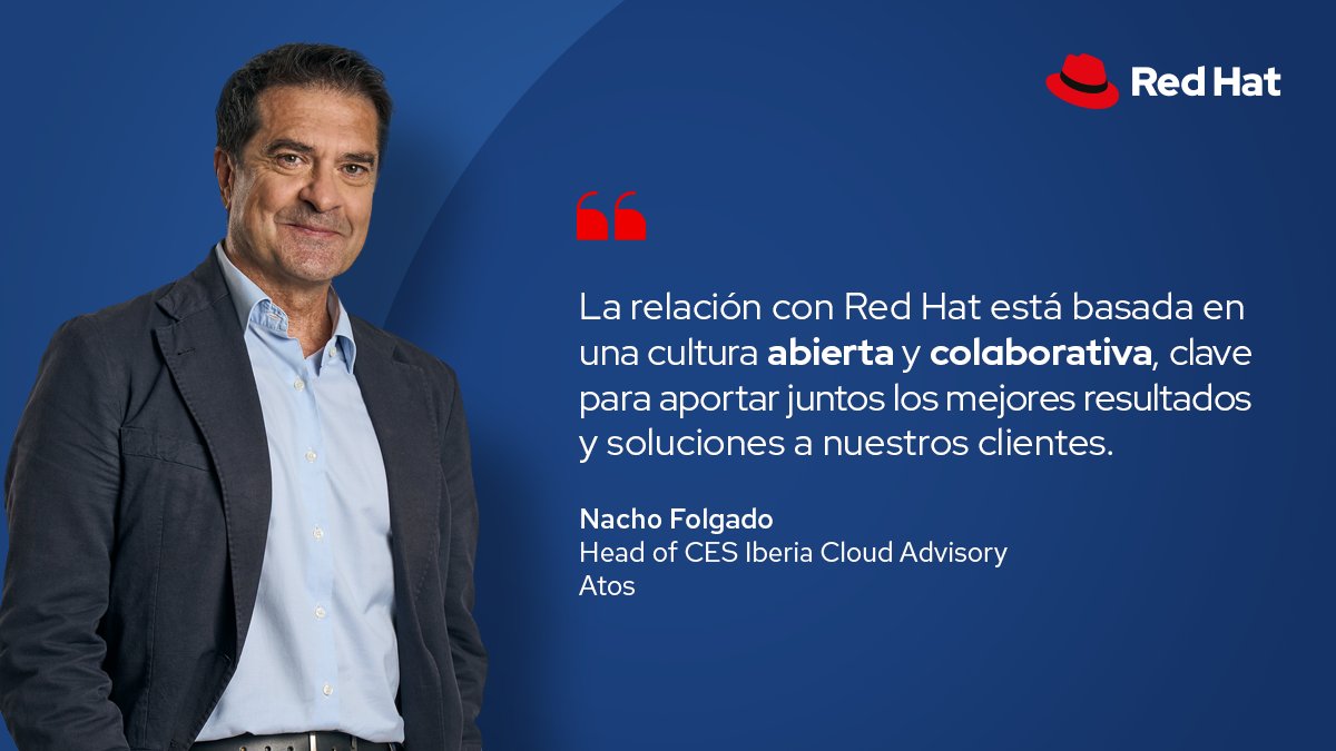 RedHatIberia's tweet photo. Compartir una filosofía de cultura abierta y colaborativa con nuestros partners, nos permite aportar los resultados y soluciones a nuestros clientes.

Porque Red, es más que un color.
#RedIsMore

@Atos 
https://t.co/JPP8HA8odF https://t.co/dm0lycx6V7