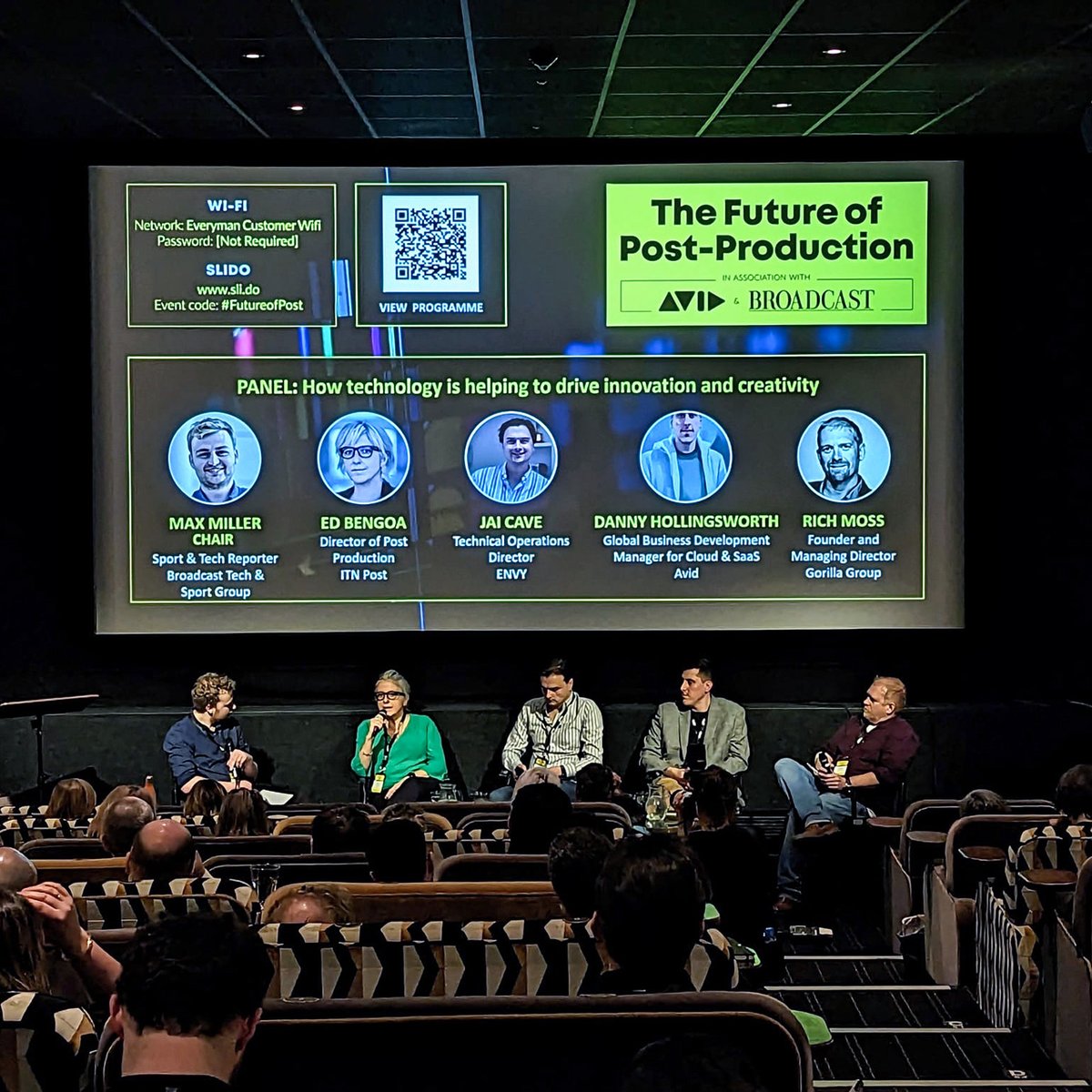 Avid's tweet photo. ๐ Great turnout at The Future of Post-Production Forum, organized by @Broadcast_TECH and @Avid in London!
#postproduction #futureofpost #avid #broadcast #posthouse #videoediting #hybridworking #cloud #videopost #audiopost https://t.co/HnvMGh4ZSZ