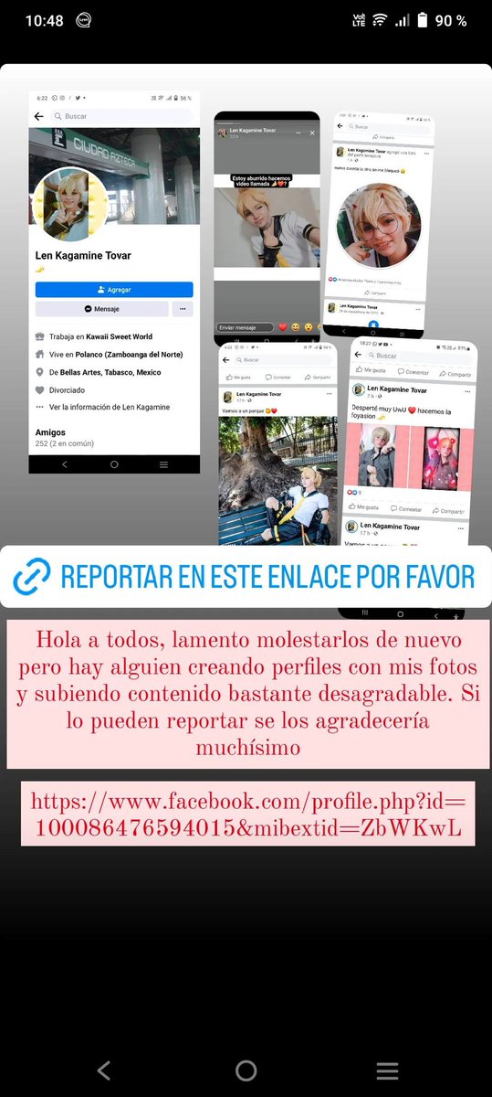 WanWanKun2's tweet photo. Hola a todos, lamento molestarlos pero hay alguien creando perfiles con mis fotos y subiendo contenido bastante desagradable. Si lo pueden reportar se los agradecería muchísimo, no sé quién pueda ser.😞

https://t.co/RehizLY4UT https://t.co/HMl2uxUCYk