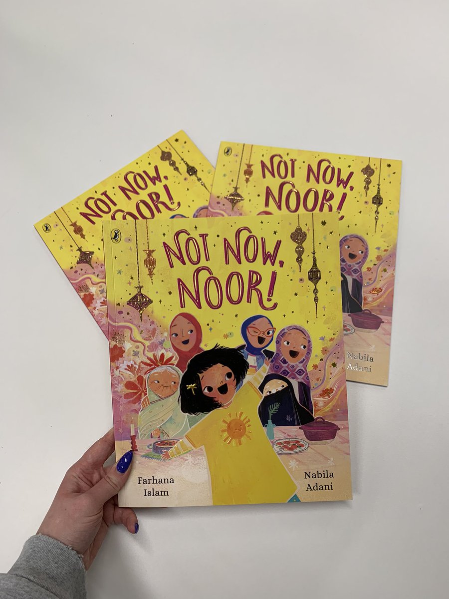 LilyOrgill's tweet photo. Copies of the gorgeous Not Now, Noor! have arrived in office 🎉 
Send me a message if you’d like to receive a copy ☺️ 
A truly fantastic celebration of family, curiosity, and Muslim women ✨ https://t.co/TCZAKncxW8