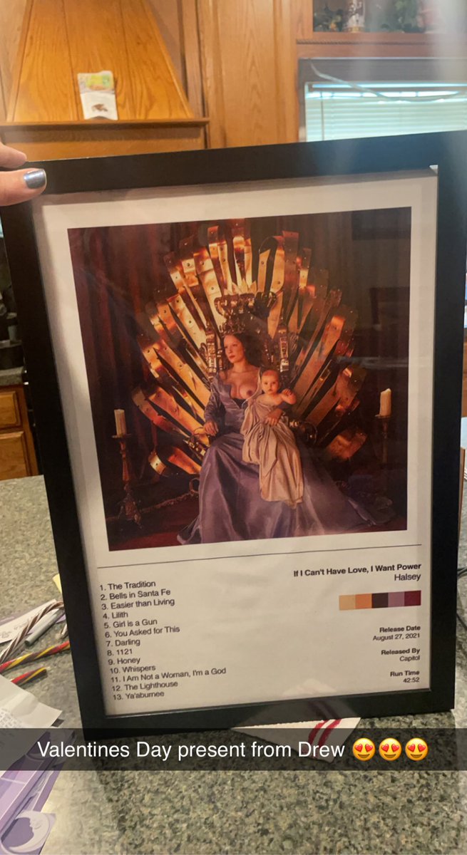 maniclighthouse's tweet image. My boyfriend is the best. This was his Valentine’s Day present and we just got the frame 🥰🥰