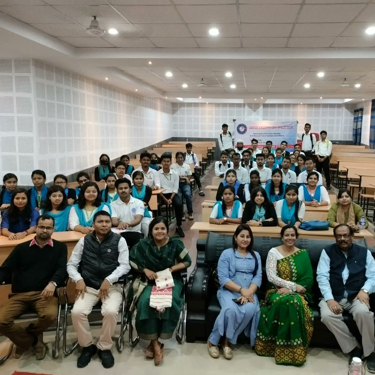 NSSNCA1's tweet photo. Cancer Awareness camp in collaboration with Dr.B Borooah Cancer Institute, Guwahati
#NSS #nssindia #awarenessoncancer 
@nss_rdguwahati @DIPAKKU93471047 https://t.co/f8VaYcL6S5