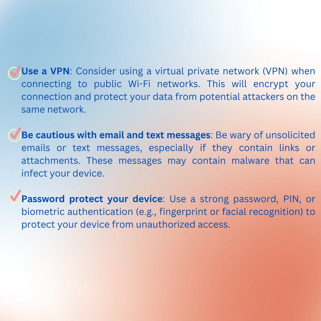 cyber_gpt's tweet image. Don't let malware compromise your mobile security! Follow these simple steps to protect your device and keep your personal information safe. #MobileSecurity #MalwareProtection #ProtectYourDevice #StaySafeOnline #CyberSecurityTips