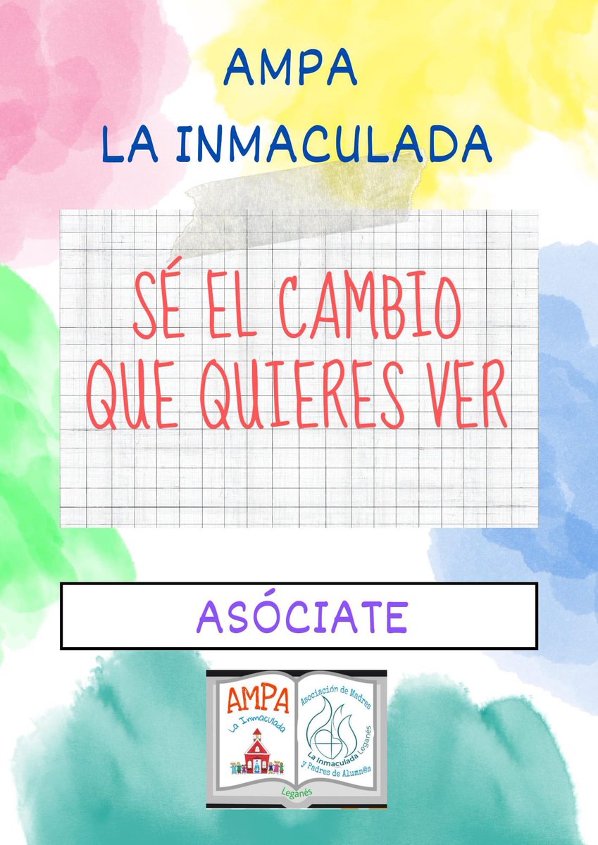 AMPAlnmaculada's tweet photo. El AMPA te necesita!Por qué tengo que asociarme?
•Porque necesitamos ser un AMPA fuerte y con muchos asociados,
•Porque ser del AMPA tiene ventajas para los socios,
•Porque necesitamos poder dar medios a todas las ideas nuevas que hay (que son muchas 🥳)
#todossomoselcole https://t.co/Kbe3vzrjV9
