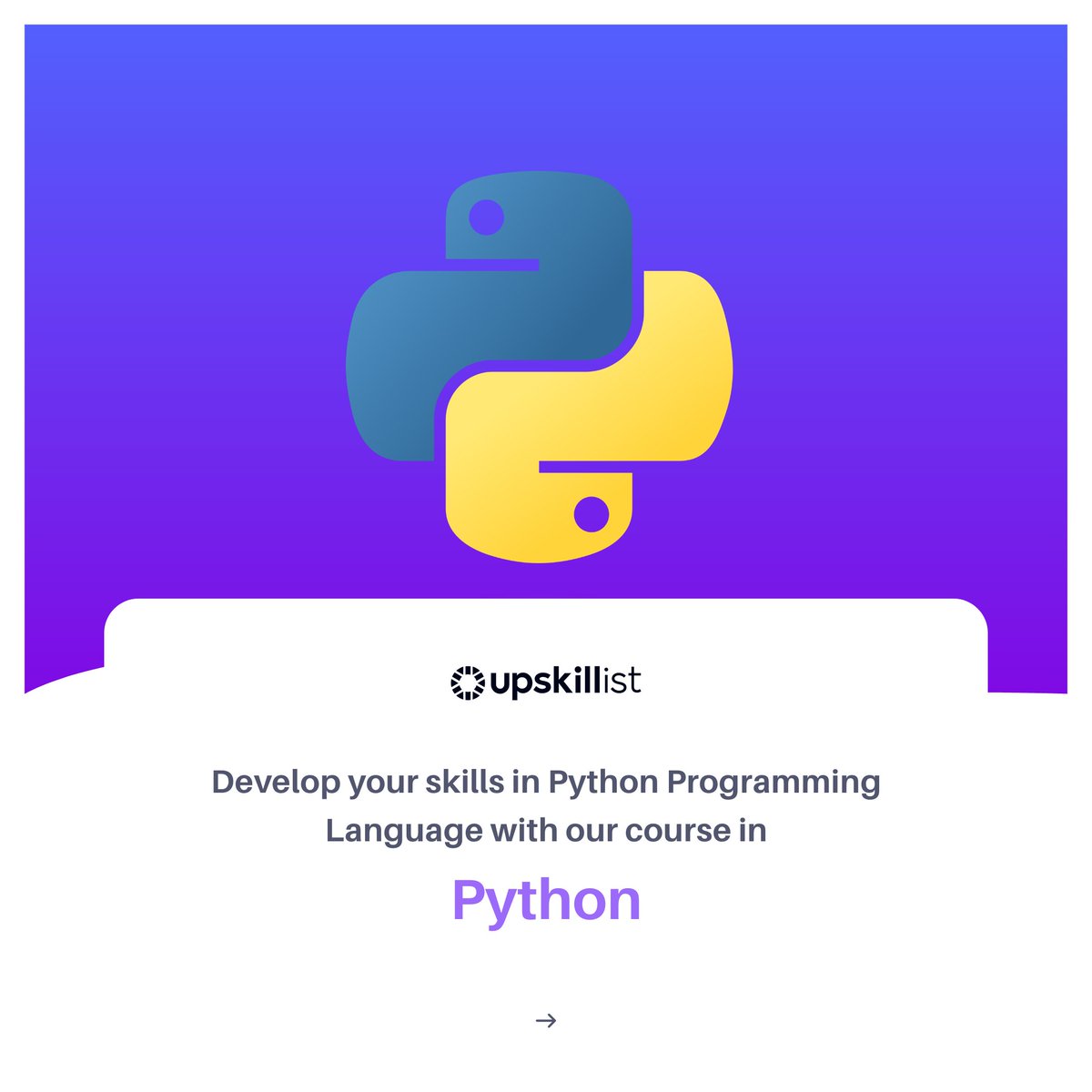 upskillist's tweet image. Since #pythonprogramminglanguage is growing in popularity, there is also an increase in jobs for Python Programmers.

This versatile #programminglanguage is used in many industries and has a simple structure, making it easy to learn.

Get started: bit.ly/3SIHcUq