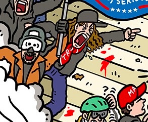 BMWeaverComix's tweet photo. @MacFarlaneNews This idiot: #InsurrectionMaze #EricGerwatowski https://t.co/xH8EiYQeAO