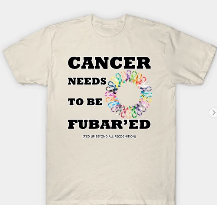 @RobinRoberts @GMA @gmanetwork @AmericanCancer @SamChampion  I lost my brother to cancer and it needs to be F***'ed up beyond all recognition (Fubar'ed)! 
#RobinRoberts #CancerResearch #GMASwab2Save #swab2save 

tee.pub/lic/eJ4MFUqh2JI