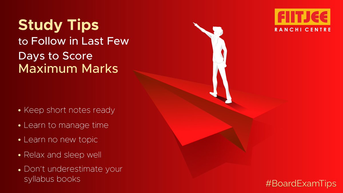 #BoardExamTips: Study Tips to Follow in Last Few Days to Score Maximum Marks!

#CBSEBoard #BoardExam #CBSE #CBSE2023 #BoardExamTips