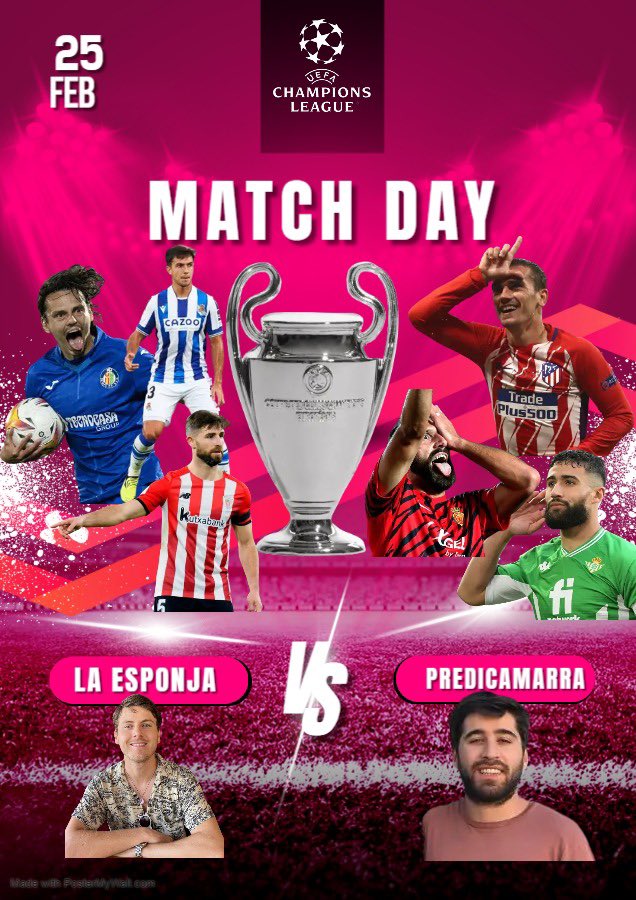 IgnacioAdan92's tweet photo. Carteles para la ocasión. Se viene jornada grande. Se viene la Champions en @biwenger. https://t.co/ArLiYNNE6O