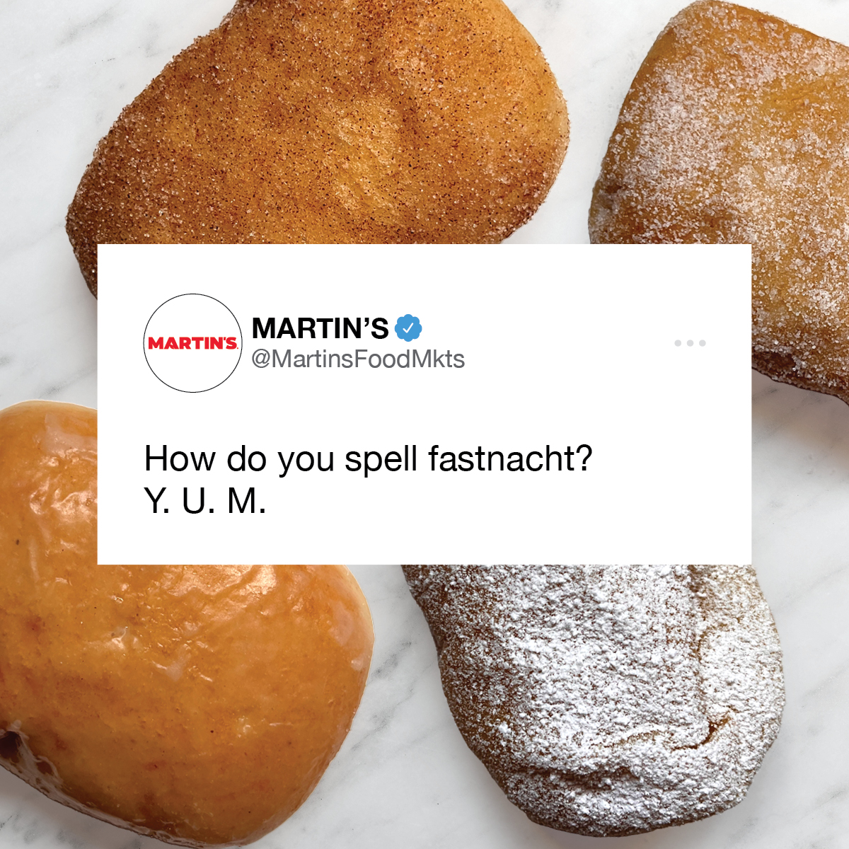 It's #FastnachtDay -- Fresh dozens are waiting in stores now!