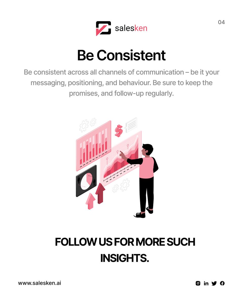SaleskenAi's tweet photo. People buy from people they Trust.
And here are 3 ways that #salespersons can gain the trust of their #prospects!
#salescoaching #salesandmarketing #salesenablement #salesengagement #salestech #conversationalai https://t.co/lGGmKLn8lA
