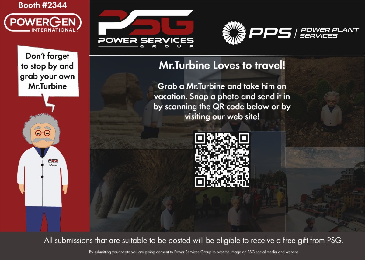 MrTurbinePSG's tweet photo. Mr.Turbine loves to travel! Don't forget to grab a Mr.Turbine at PowerGen International and tag us with your Mr.Turbine pictures! #travel #powerservicesgroup #tagchallenge #newtrend #tradeshows #Powerplants #Steamturbinerepairs. https://t.co/NOhLpZm4Zs