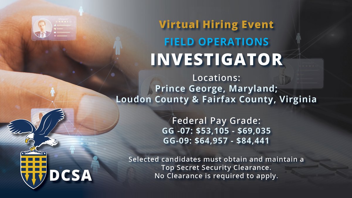 Defense Counterintelligence and Security Agency on Twitter "(1 of 5