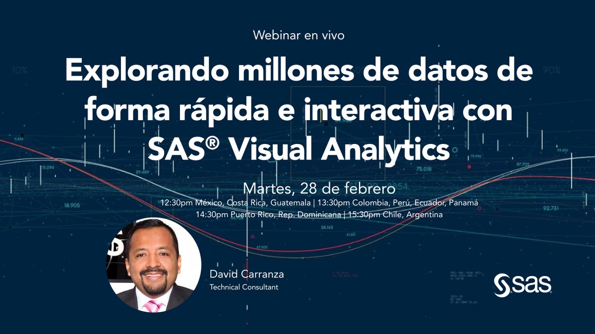 Sas_Colombia's tweet image. Descubra cómo hacerlo posible en este evento #SASVisualAnalytics. sas.com/gms/redirect.j…