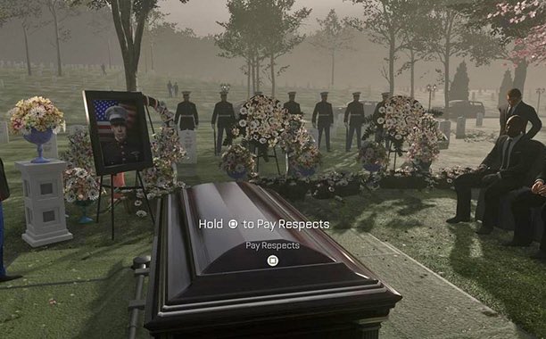 Funeral, Press F to Pay Respects