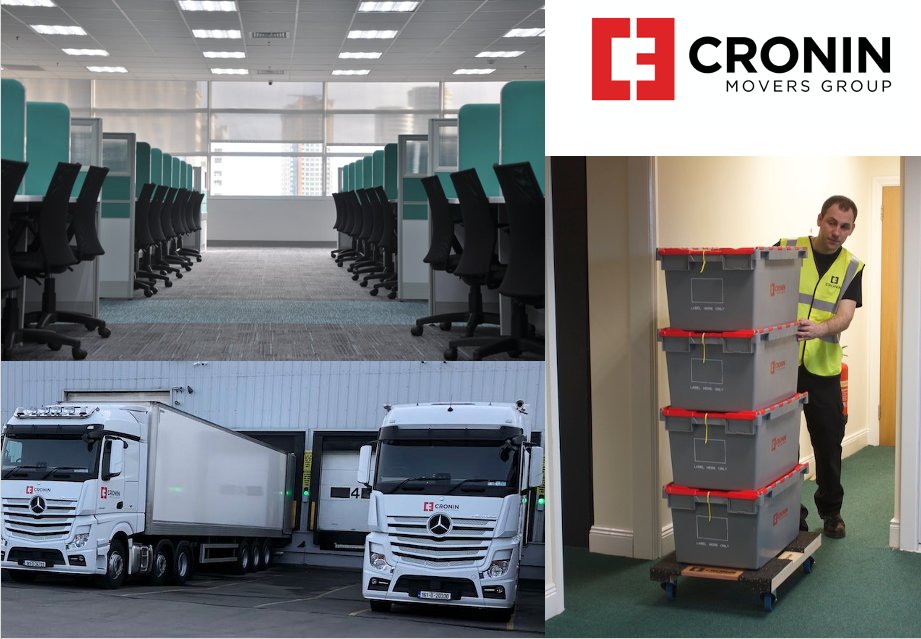 CroninMovers's tweet image. Our Workplace Relocations team supports Facilities Management companies with layout changes &amp;amp; workstation relocations as they reorganise their client's workspaces  to facilitate more flexible hybrid working practices. #workplacerelocation #facilitiesmanagement #relocationservices