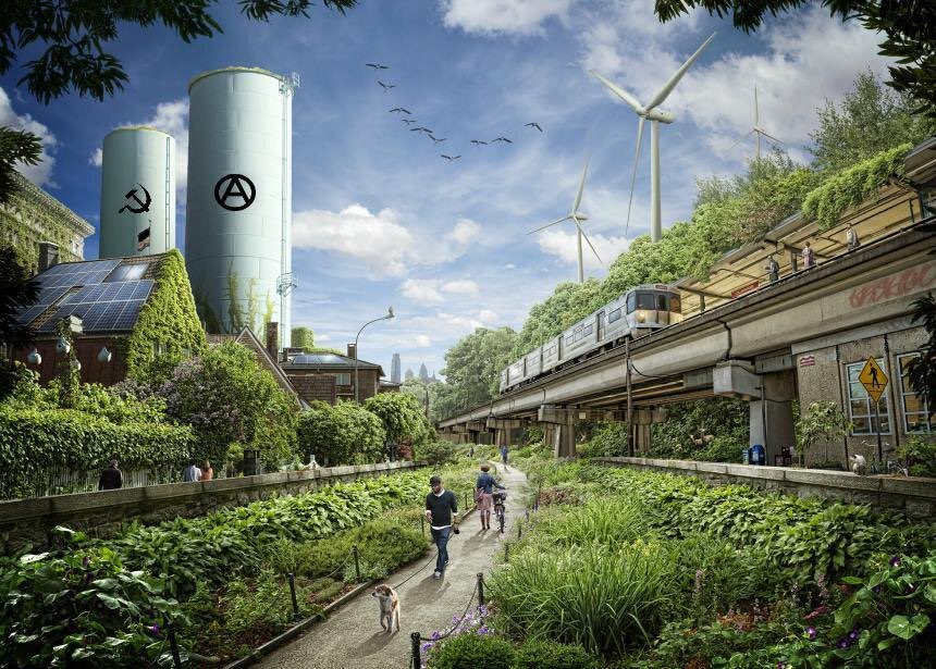 Earthbasedsoul's tweet photo. The #Solarpunk age is coming and we are doing our best to catalyze the process ๐
#solarpunknomads https://t.co/9iIXB1udyH