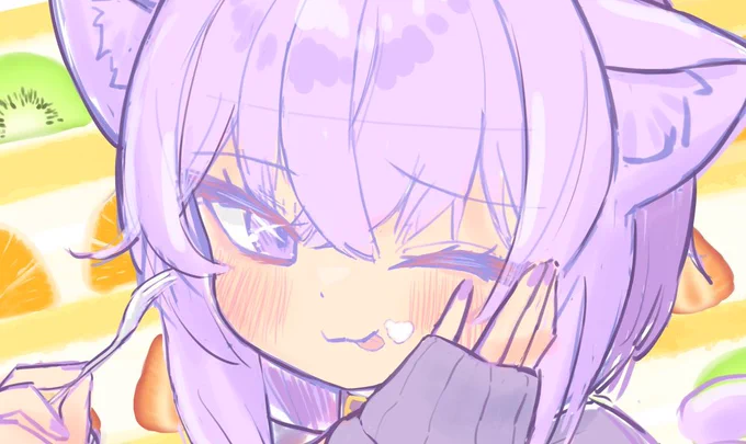 1ブロマイクラみながら描いてました(^ω^)明日投稿します! 