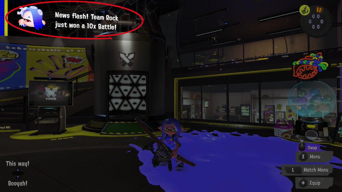 SplatoonNA's tweet photo. Last post for the day! Our Media Analysis dept. reports that Deep Cut will be expanding the Anarchy Splatcast with special updates straight from the front lines of Splatfests. Win a 10x Battle, and you could be on the news! https://t.co/af4oCSo5ir